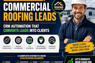generate plumbing leads roofing contractor google ads lead nurturing automation