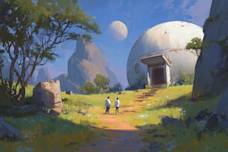create environment concept art