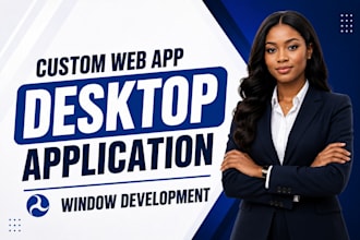 create custom web app for desktop application and app design UI UX with figma