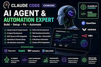 claude code cowork trading bot openclaw polymarket kalshi tradingview automation