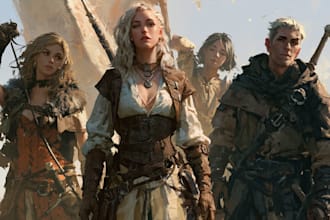 dnd, fantasy character and dnd character