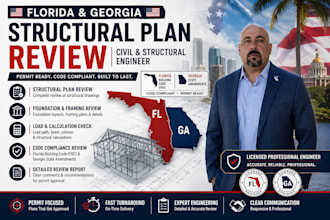 be your florida and georgia structural engineer for plan review