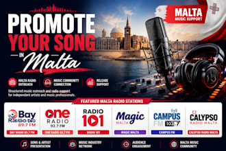 promote your track across malta  radio platforms