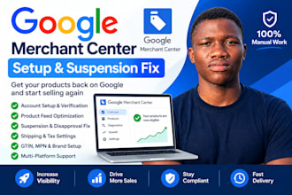 setup google merchant center fix gmc suspension and product disapproval