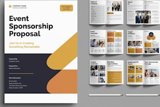 design canva sponsorship proposals nonprofit annual reports and impact reports