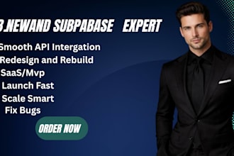 build ai saas mvp with bolt new, lovable, base44 and supabase