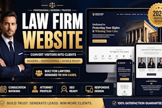 lawfirm website lawyer website attorney website law office and legal website