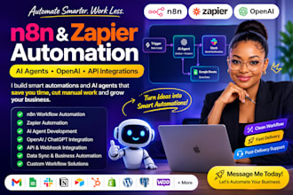 n8n automation zapier automation ai agents n8n ai agent API integrations openai