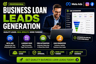 do business loan marketing and mca lead generation via facebook and google