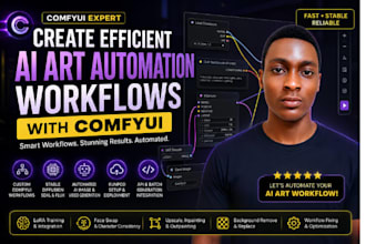 create efficient ai art automation workflows with comfyui, comfy ui workflow