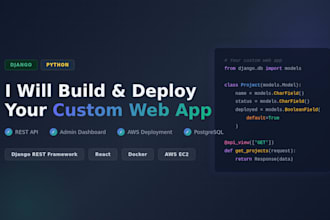 build and deploy your django web app with docker and AWS