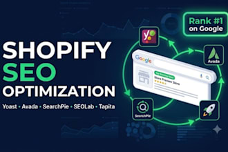 setup shopify seo lab booster tiny avada searchpie sherpas yoast tapita webrex