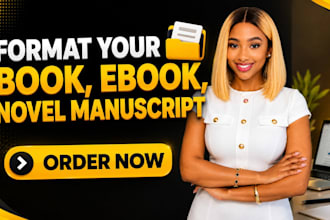 format your books, ebooks, novel manuscript, and author documents, book layout