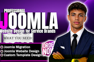 develop your joomla website, migration, upgrade, update for joomla website