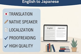 translate english into natural japanese by a native speaker