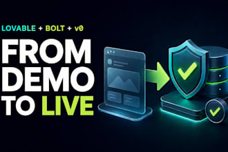 add backend to your lovable, bolt or v0 app and make it production ready