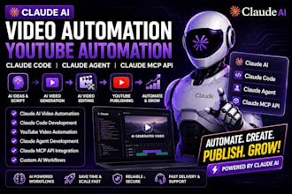 claude ai video claude code youtube video automation claude agent claude mcp api