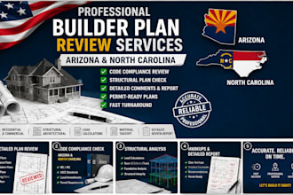 review builder plan libraries for arizona and north carolina