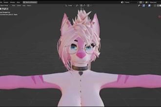create custom vrchat avatar vrchat avatar furry avatar and edit vrchat avatar