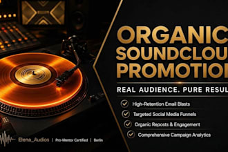do organic soundcloud promotion for your track via targeted marketing
