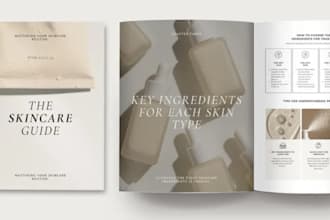 design skincare wellness ebook canva adobe beauty therapy guide PDF