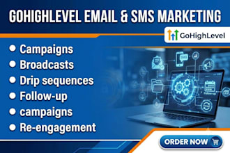 setup gohighlevel website, email sms automation lead follow up