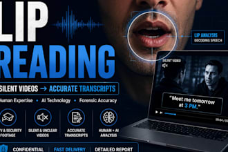 lip read silent or unclear videos and turn them into accurate text
