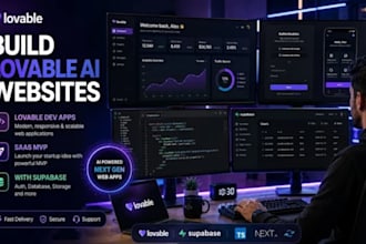 build lovable ai website, lovable dev app, lovable saas mvp supabase