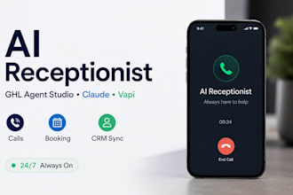 build ghl agent studio ai receptionist with claude vapi llm data syncing