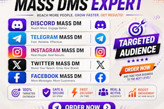 do  discord mass dm telegram mass dm instagram mass facebook mass dm x dms