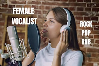 sing remarkable female vocal for rnb metal rock afro pop vocalist