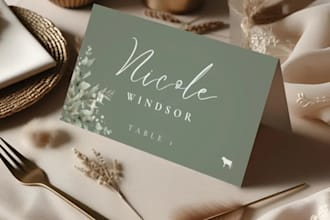 design wedding menu seating chart signage table place names rsvp for wedding