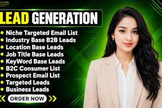 build targeted email list,b2b lead generation, lead scraping