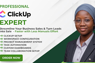 click up consultant, setup clickup project management