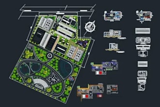 create professional 2d landscape site plans, cad drawings for hoa permits