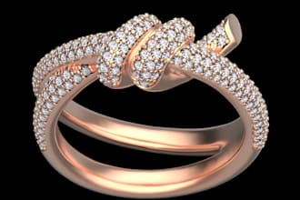 create premium 3d jewelry cad models stl 3dm and printable files