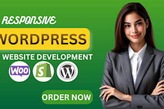 design wordpress webshop website development with elementor pro, revamp website