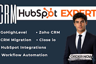 setup hubspot crm monday crm zoho gohighlevel close io pipedrive crm automation