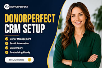 do donorperfect nonprofit CRM donor management email marketing setup