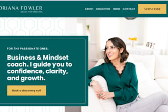 design squarespace website for business coaches with online booking scheduling