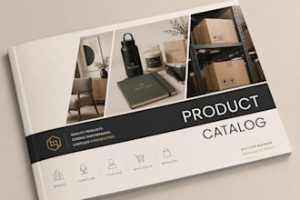 design digital magazine product catalog pdf booklet layout corporate profile