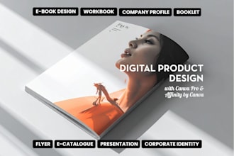 design ebook banner flyer brochure and other digital product