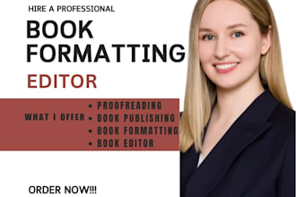 profread edit and format your manuscript into publishing standard