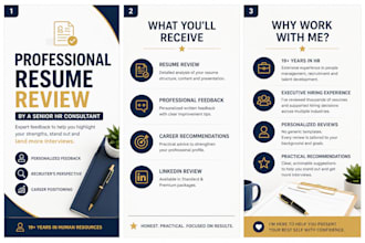 review your resume and provide expert HR feedback