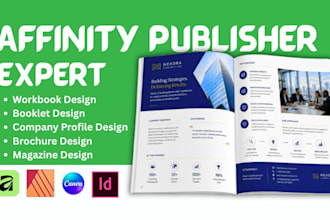 do brochure magazine, workbook, booklet, annual report, affinity publisher