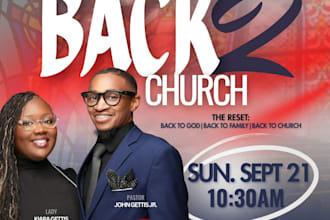 design eye catching church graphics