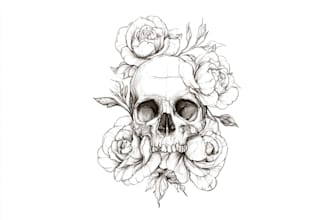 create a minimalist fine line tattoo design