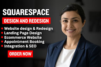 build squarespace website design or redesign redesign squarespace website