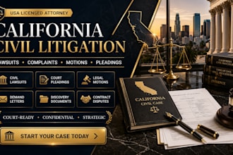 draft california civil litigation motions, complaints, and court pleadings