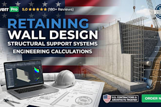 design retaining wall, structural support system, foundation wall